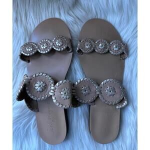 Jack Rogers Women's Tan Leather Sandals